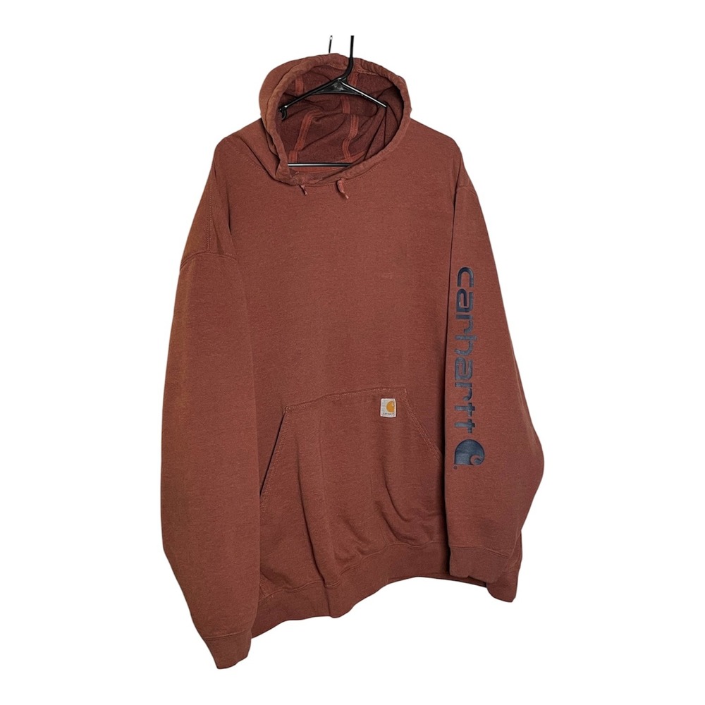 Carhartt Mens K288 R01 Logo Sleeve Hoodie  5XL Original Fit Sweatshirt